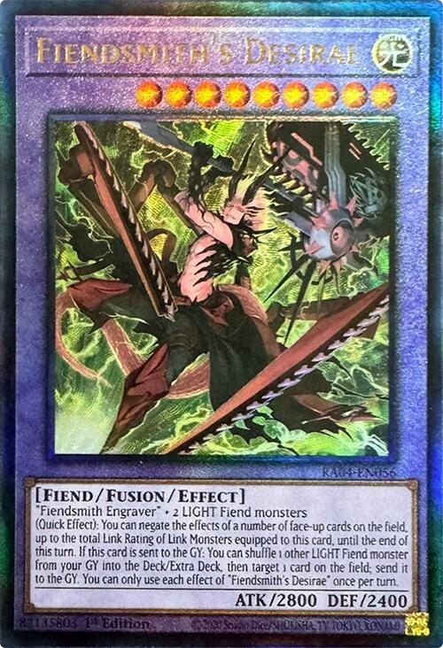Fiendsmith's Desirae [RA04-EN056] Prismatic Ultimate Rare | Gear Gaming Fayetteville