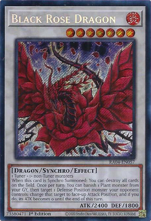Black Rose Dragon [RA04-EN057] Secret Rare | Gear Gaming Fayetteville