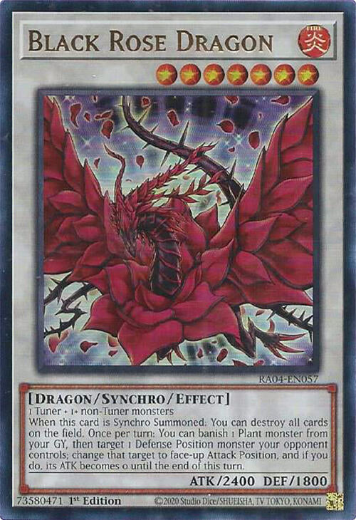 Black Rose Dragon [RA04-EN057] Ultra Rare | Gear Gaming Fayetteville