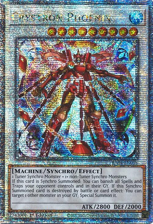 Crystron Phoenix [RA04-EN058] Quarter Century Secret Rare | Gear Gaming Fayetteville