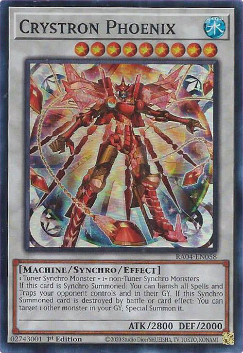 Crystron Phoenix [RA04-EN058] Super Rare | Gear Gaming Fayetteville