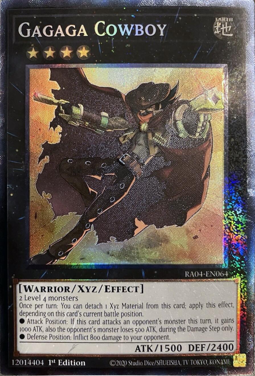 Gagaga Cowboy [RA04-EN064] Prismatic Collector's Rare | Gear Gaming Fayetteville