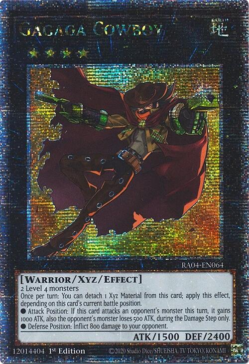 Gagaga Cowboy [RA04-EN064] Quarter Century Secret Rare | Gear Gaming Fayetteville