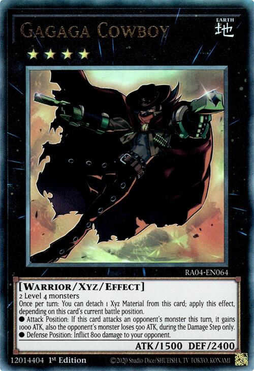 Gagaga Cowboy [RA04-EN064] Prismatic Ultimate Rare | Gear Gaming Fayetteville