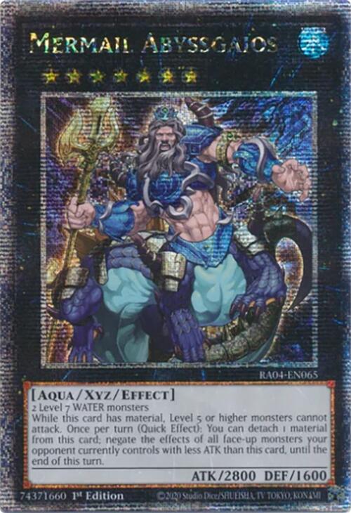 Mermail Abyssgaios [RA04-EN065] Quarter Century Secret Rare | Gear Gaming Fayetteville