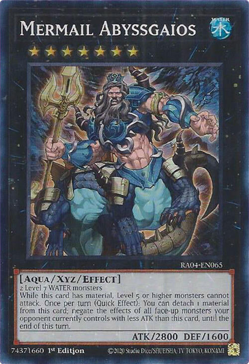 Mermail Abyssgaios [RA04-EN065] Super Rare | Gear Gaming Fayetteville