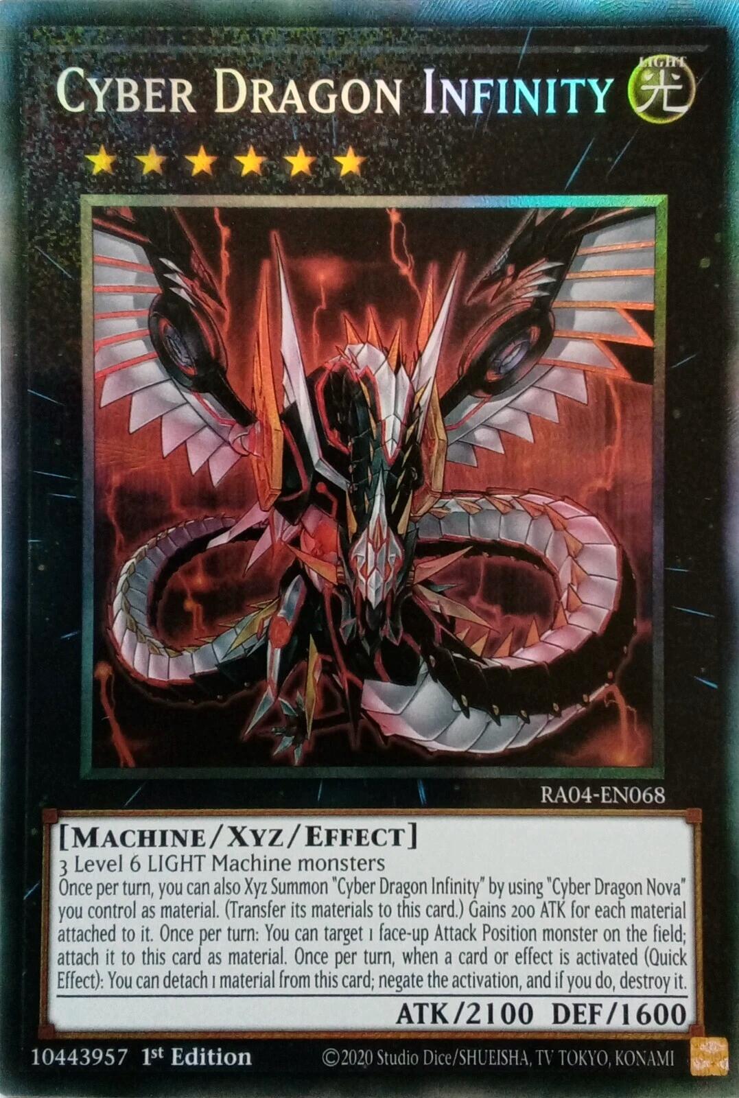 Cyber Dragon Infinity [RA04-EN068] Prismatic Collector's Rare | Gear Gaming Fayetteville
