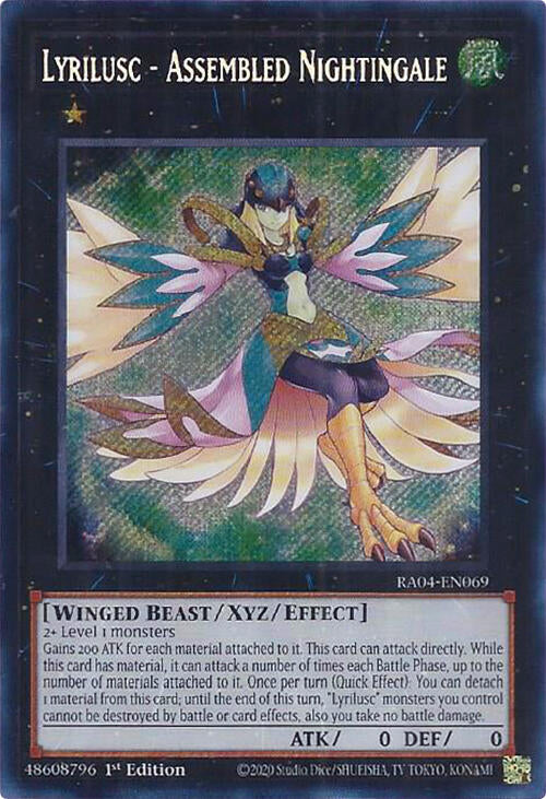 Lyrilusc - Assembled Nightingale [RA04-EN069] Secret Rare | Gear Gaming Fayetteville