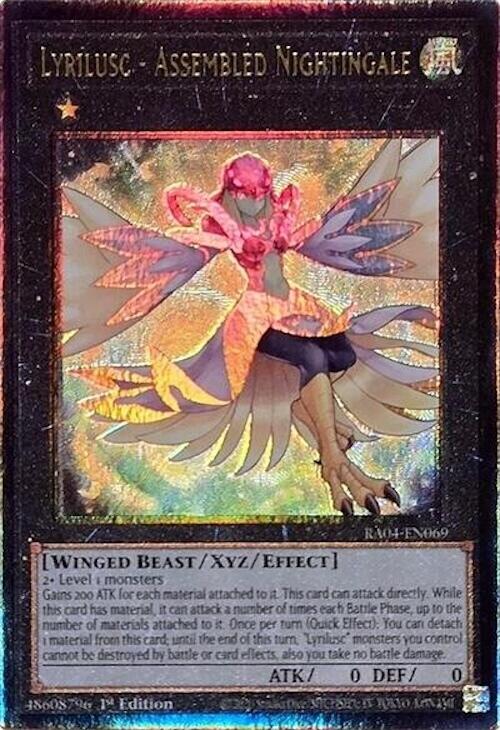 Lyrilusc - Assembled Nightingale [RA04-EN069] Prismatic Ultimate Rare | Gear Gaming Fayetteville