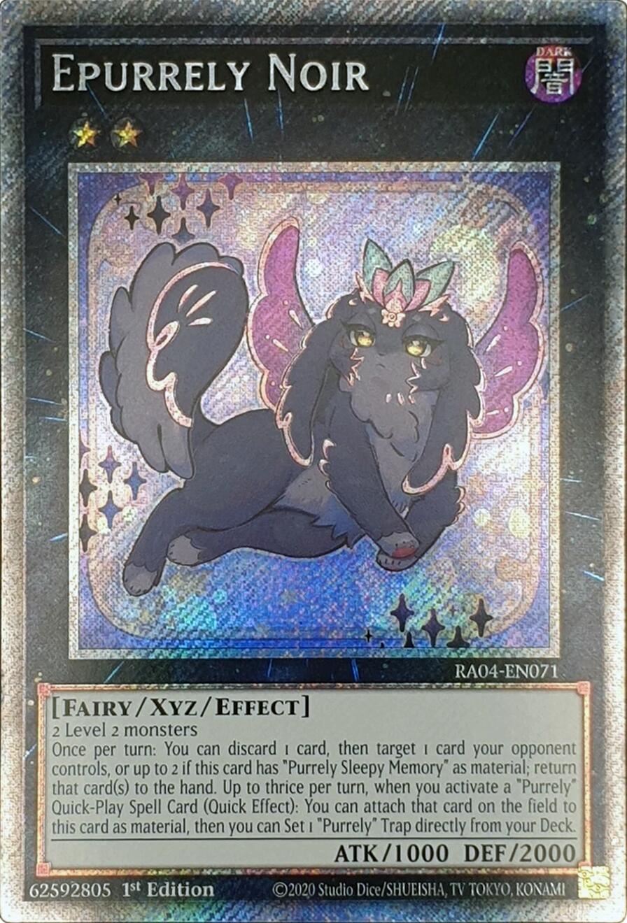 Epurrely Noir [RA04-EN071] Platinum Secret Rare | Gear Gaming Fayetteville
