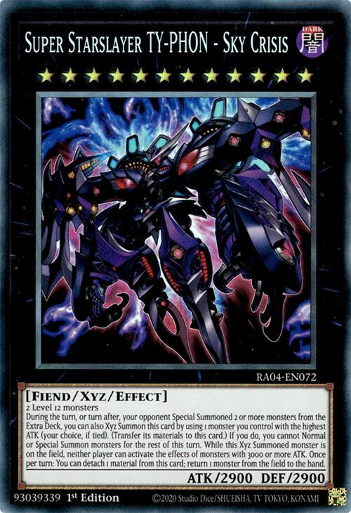 Super Starslayer TY-PHON - Sky Crisis [RA04-EN072] Prismatic Collector's Rare | Gear Gaming Fayetteville