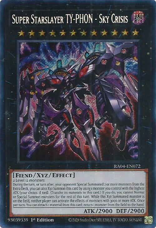 Super Starslayer TY-PHON - Sky Crisis [RA04-EN072] Secret Rare | Gear Gaming Fayetteville