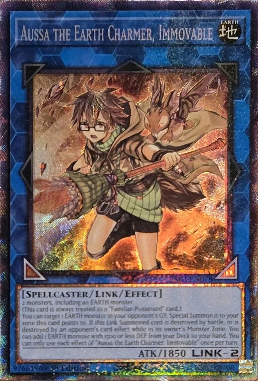 Aussa the Earth Charmer, Immovable [RA04-EN078] Prismatic Collector's Rare | Gear Gaming Fayetteville