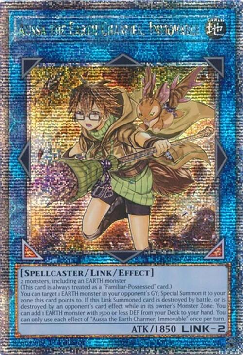Aussa the Earth Charmer, Immovable [RA04-EN078] Quarter Century Secret Rare | Gear Gaming Fayetteville