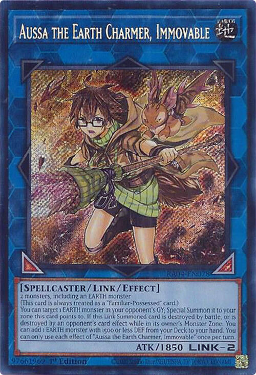 Aussa the Earth Charmer, Immovable [RA04-EN078] Secret Rare | Gear Gaming Fayetteville