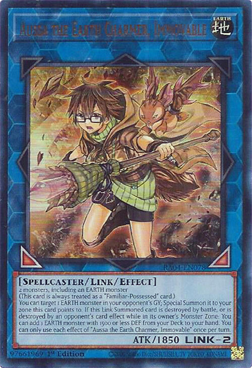 Aussa the Earth Charmer, Immovable [RA04-EN078] Ultra Rare | Gear Gaming Fayetteville