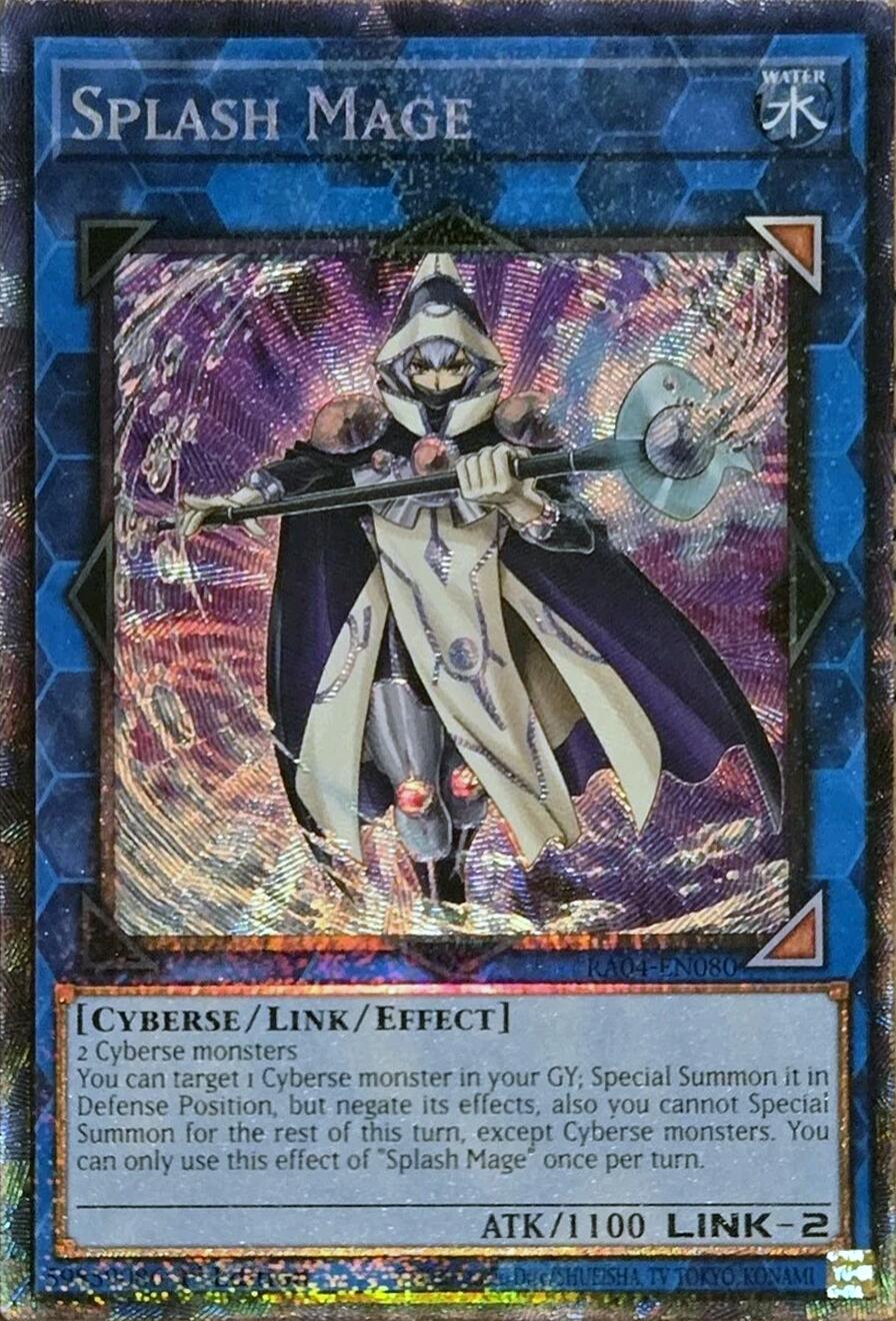 Splash Mage [RA04-EN080] Prismatic Collector's Rare | Gear Gaming Fayetteville