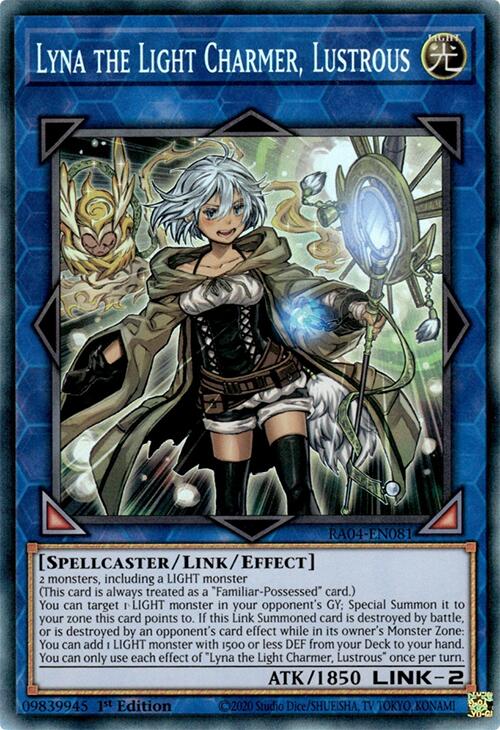 Lyna the Light Charmer, Lustrous [RA04-EN081] Prismatic Collector's Rare | Gear Gaming Fayetteville
