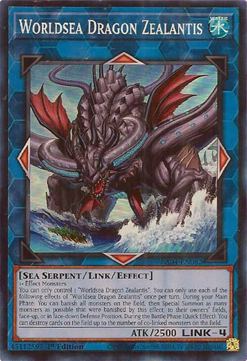 Worldsea Dragon Zealantis [RA04-EN082] Super Rare | Gear Gaming Fayetteville