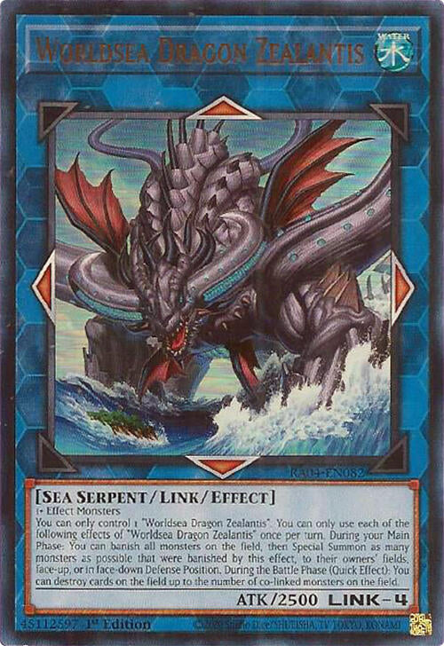 Worldsea Dragon Zealantis [RA04-EN082] Ultra Rare | Gear Gaming Fayetteville