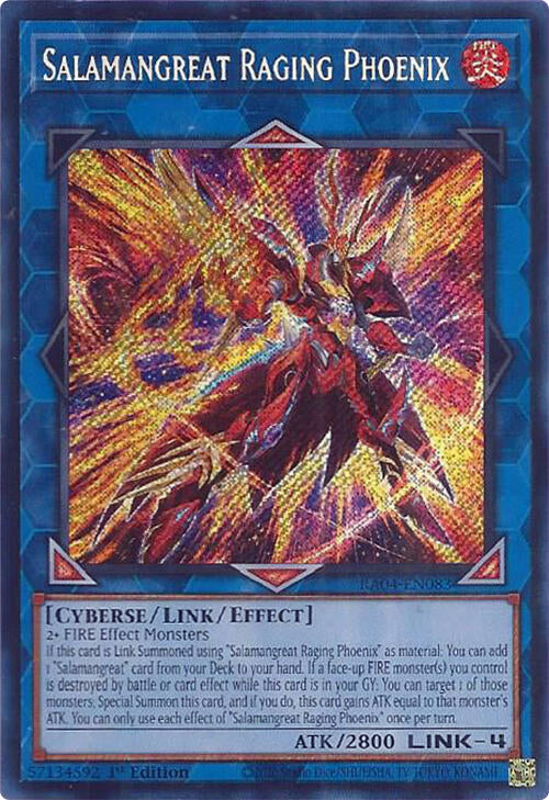Salamangreat Raging Phoenix [RA04-EN083] Secret Rare | Gear Gaming Fayetteville