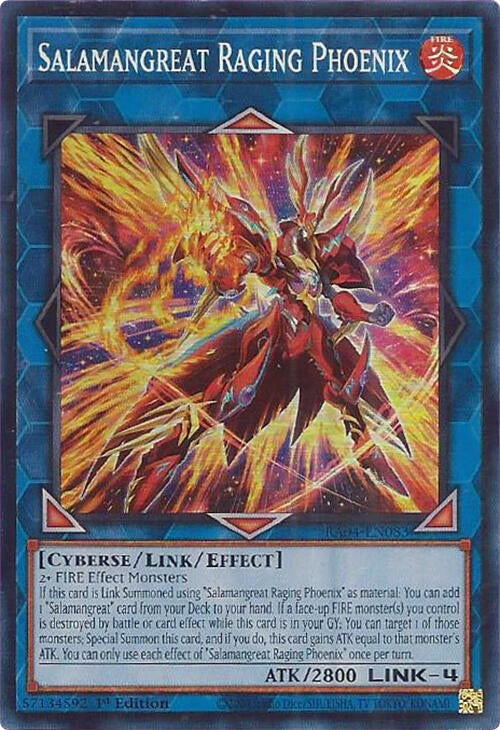 Salamangreat Raging Phoenix [RA04-EN083] Super Rare | Gear Gaming Fayetteville