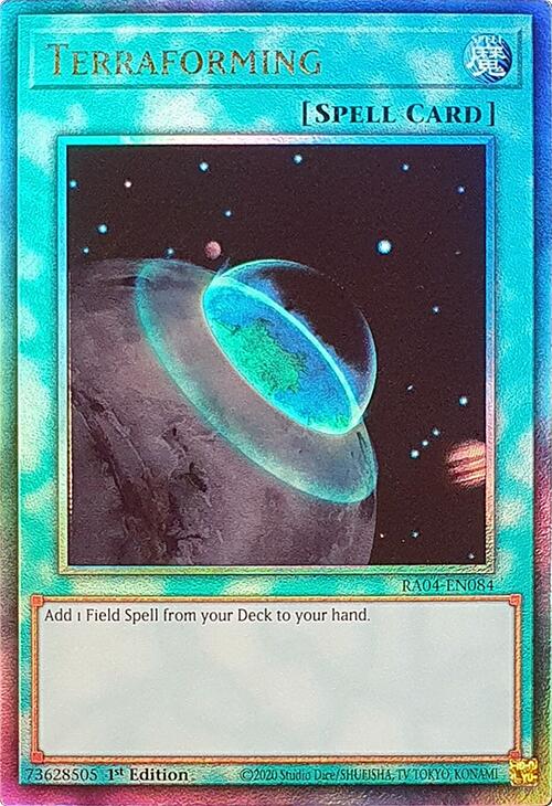 Terraforming [RA04-EN084] Prismatic Ultimate Rare | Gear Gaming Fayetteville