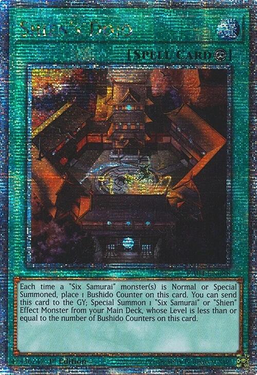 Shien's Dojo [RA04-EN088] Quarter Century Secret Rare | Gear Gaming Fayetteville