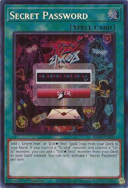 Secret Password [RA04-EN095] Secret Rare | Gear Gaming Fayetteville