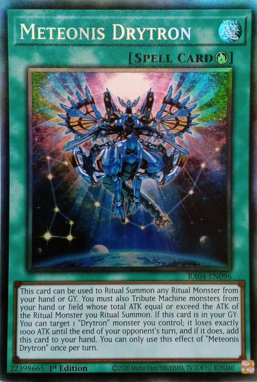 Meteonis Drytron [RA04-EN096] Prismatic Collector's Rare | Gear Gaming Fayetteville