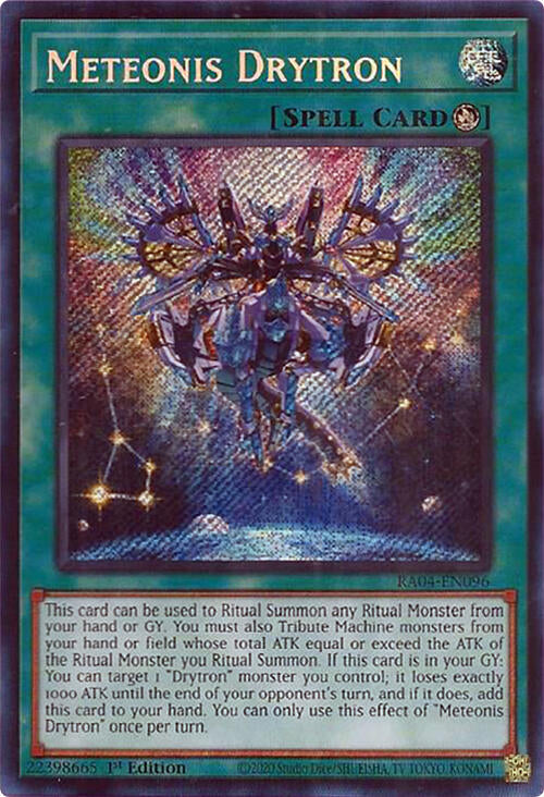 Meteonis Drytron [RA04-EN096] Secret Rare | Gear Gaming Fayetteville