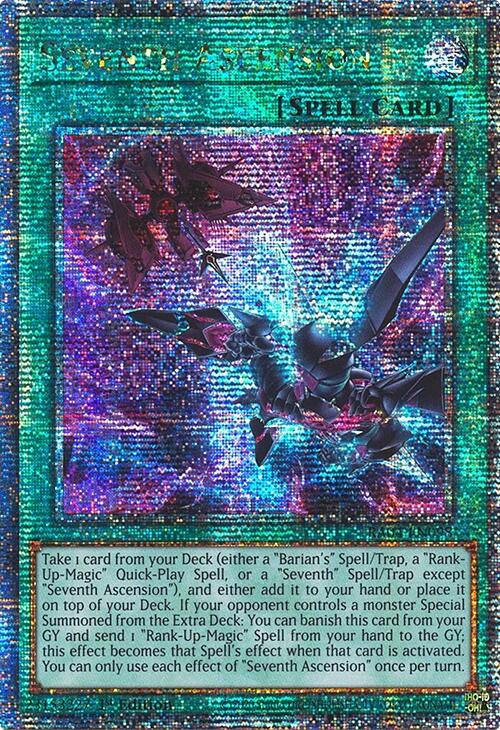 Seventh Ascension [RA04-EN098] Quarter Century Secret Rare | Gear Gaming Fayetteville