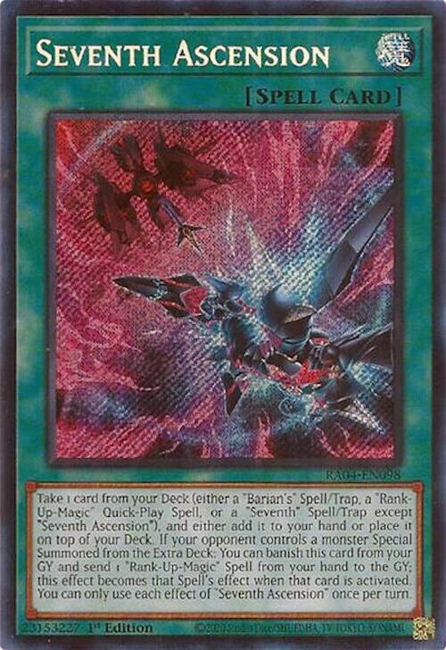 Seventh Ascension [RA04-EN098] Secret Rare | Gear Gaming Fayetteville