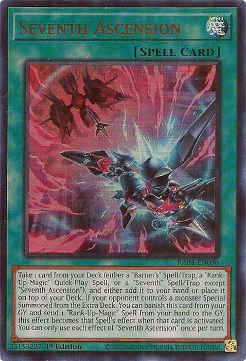 Seventh Ascension [RA04-EN098] Ultra Rare | Gear Gaming Fayetteville
