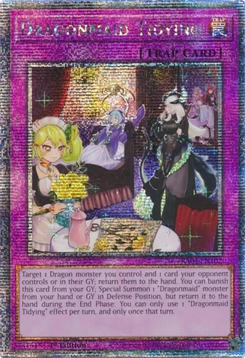 Dragonmaid Tidying [RA04-EN102] Quarter Century Secret Rare | Gear Gaming Fayetteville