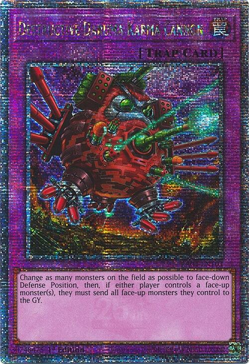 Destructive Daruma Karma Cannon [RA04-EN103] Quarter Century Secret Rare | Gear Gaming Fayetteville