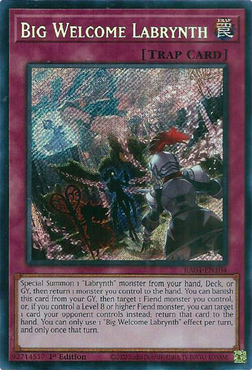 Big Welcome Labrynth [RA04-EN104] Secret Rare | Gear Gaming Fayetteville