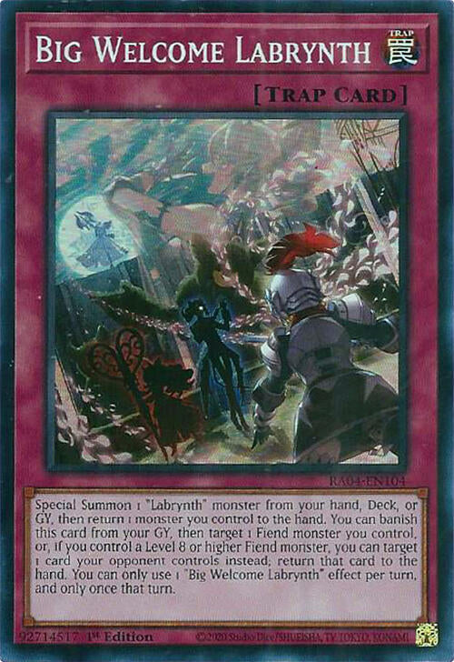 Big Welcome Labrynth [RA04-EN104] Super Rare | Gear Gaming Fayetteville
