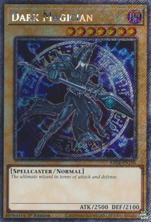 Dark Magician (7th Art) [RA04-EN106] Platinum Secret Rare | Gear Gaming Fayetteville