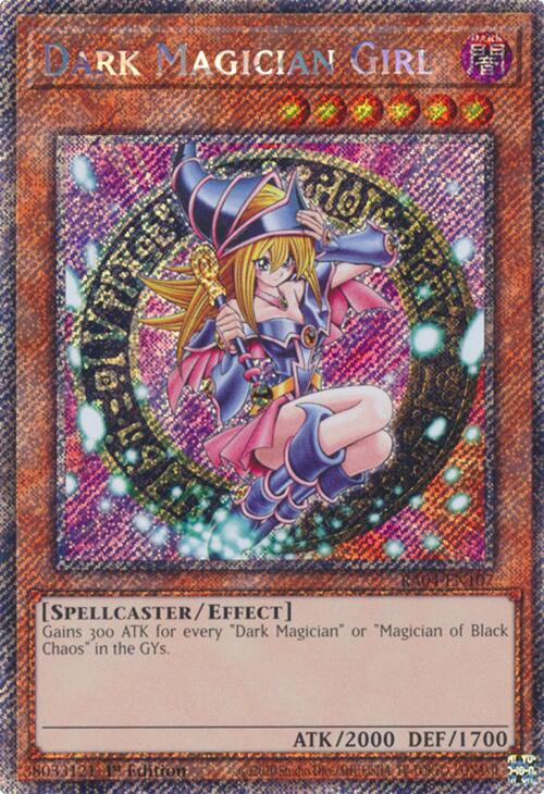 Dark Magician Girl (3rd Art) [RA04-EN107] Platinum Secret Rare | Gear Gaming Fayetteville