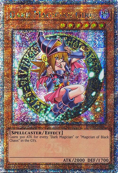 Dark Magician Girl (3rd Art) [RA04-EN107] Quarter Century Secret Rare | Gear Gaming Fayetteville
