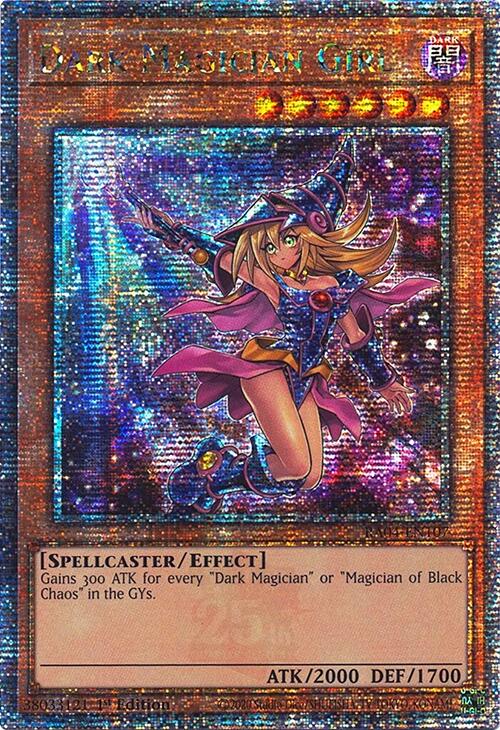 Dark Magician Girl (7th Art) [RA04-EN107] Quarter Century Secret Rare | Gear Gaming Fayetteville