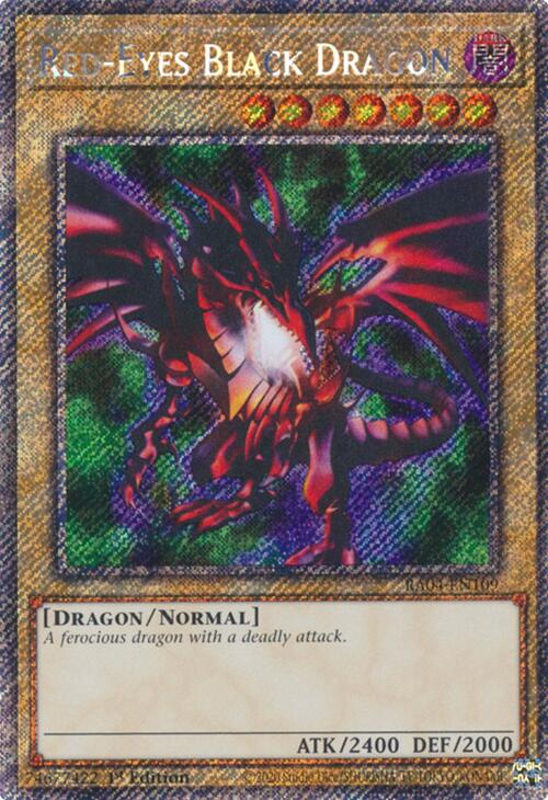 Red-Eyes Black Dragon (4th Art) [RA04-EN109] Platinum Secret Rare | Gear Gaming Fayetteville