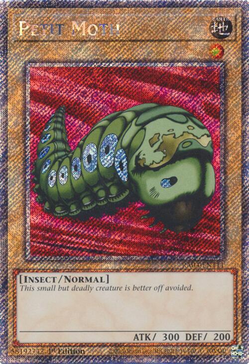 Petit Moth [RA04-EN111] Platinum Secret Rare | Gear Gaming Fayetteville