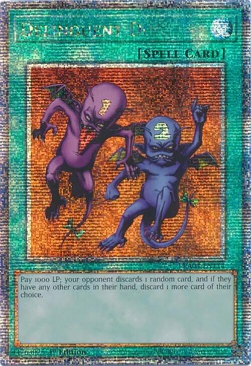 Delinquent Duo [RA04-EN114] Quarter Century Secret Rare | Gear Gaming Fayetteville