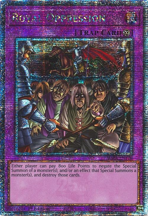 Royal Oppression [RA04-EN120] Quarter Century Secret Rare | Gear Gaming Fayetteville