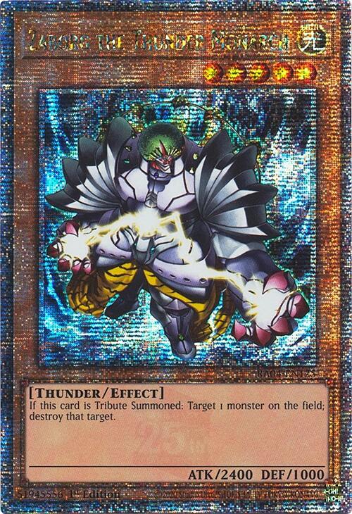 Zaborg the Thunder Monarch [RA04-EN125] Quarter Century Secret Rare | Gear Gaming Fayetteville