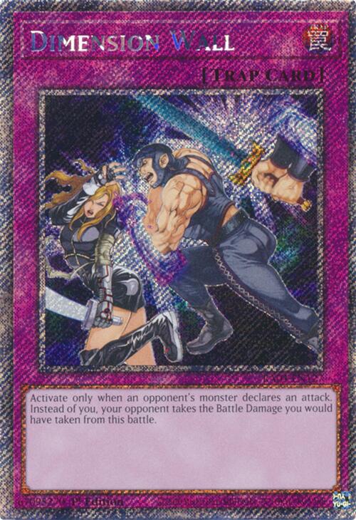 Dimension Wall [RA04-EN127] Platinum Secret Rare | Gear Gaming Fayetteville