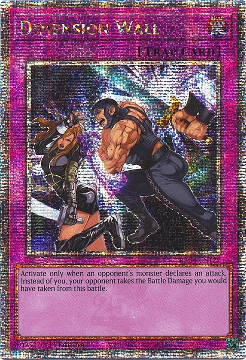 Dimension Wall [RA04-EN127] Quarter Century Secret Rare | Gear Gaming Fayetteville