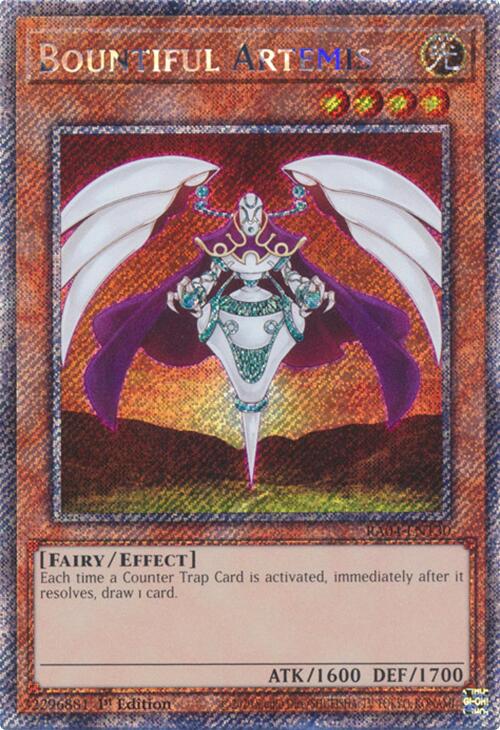 Bountiful Artemis [RA04-EN130] Platinum Secret Rare | Gear Gaming Fayetteville
